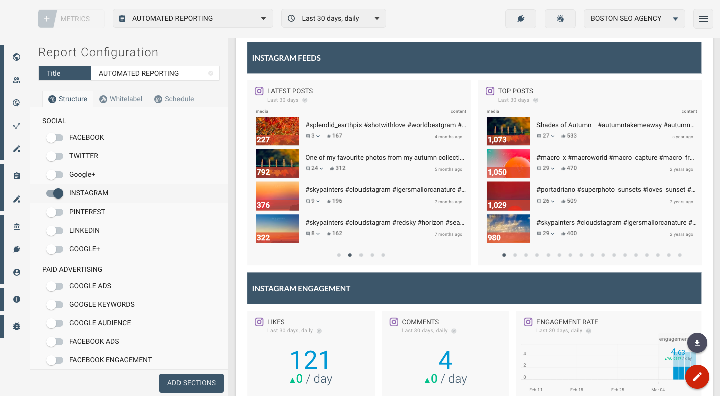 IG Deprecated Dashboard For Business And Marketing Agencies Octoboard